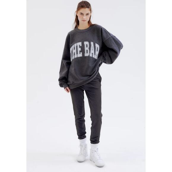 The BAR Varsity Inside Out Sweatshirt Grey White Reversible Size XL - Picture 4 of 8